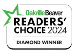 Oakville Beaver Readers' Choice 2024 Diamond Winner award for exceptional service.