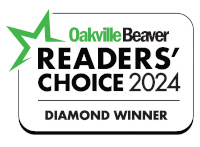 Oakville Beaver Readers' Choice 2024 Diamond Winner award for exceptional service.