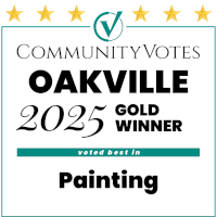 Urban Touch Painting wins CommunityVotes Oakville 2025 Gold Award for best painting services